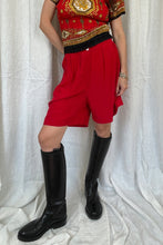 DKNY Red Silk Shorts - M