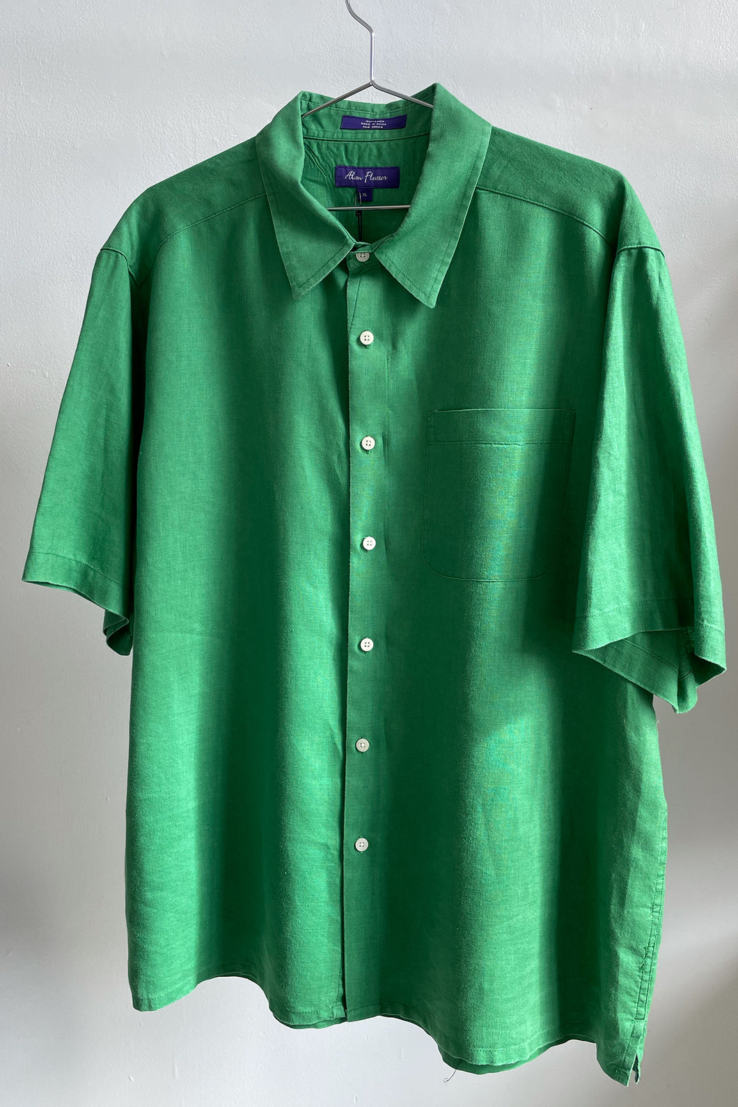 Linen Short Sleeve Shirt - XL